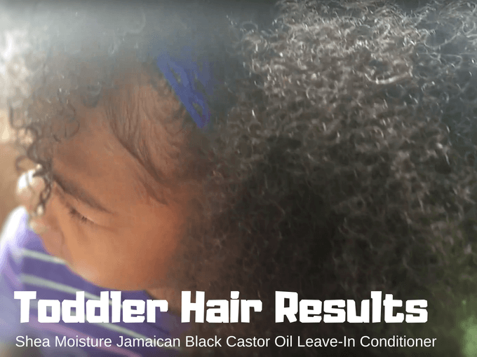 Kids Curly Routine | Shea Moisture Jamaican Black Castor Oil Leave-In Conditioner