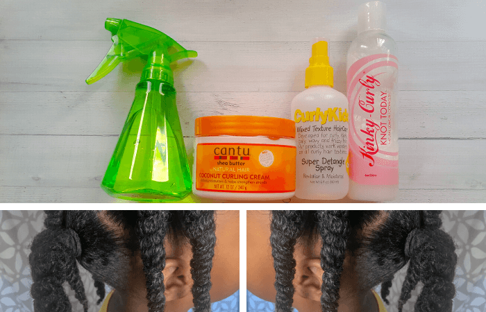 natural hair products_cantu_curly kids_kinky curly knot today
