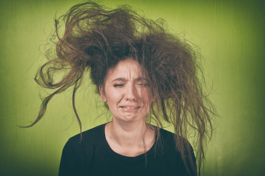 olive oil matted hair