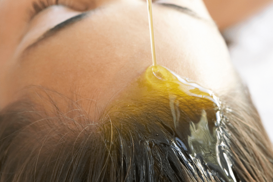 olive oil matted hair